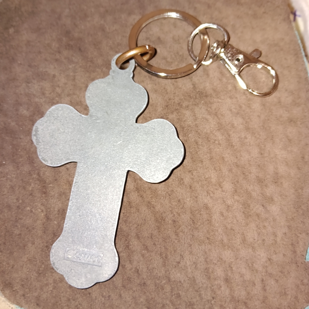 Camco Pewter Trust in the Lord Keychain - Picture 2 of 2